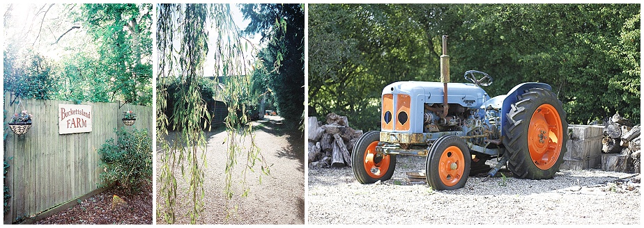 rustic farm wedding ,Buckettsland farm